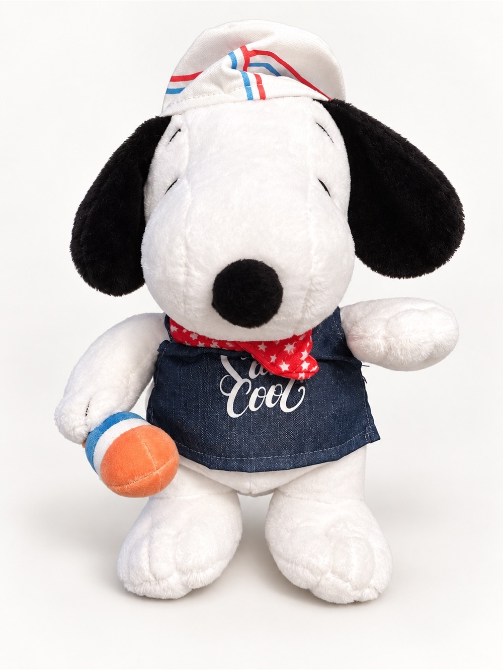 Peanuts Snoopy Ice Cream Stay Cool Independence Day Plush 11” stuffed animal